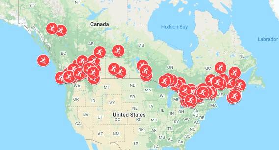 Places to go paddleboarding in Canada (Interactive map at the bottom)