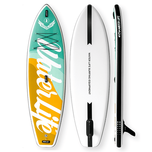 CORAL SUP 10'6 Inflatable Stand Up Paddle Board - Yellow - Free Force Three