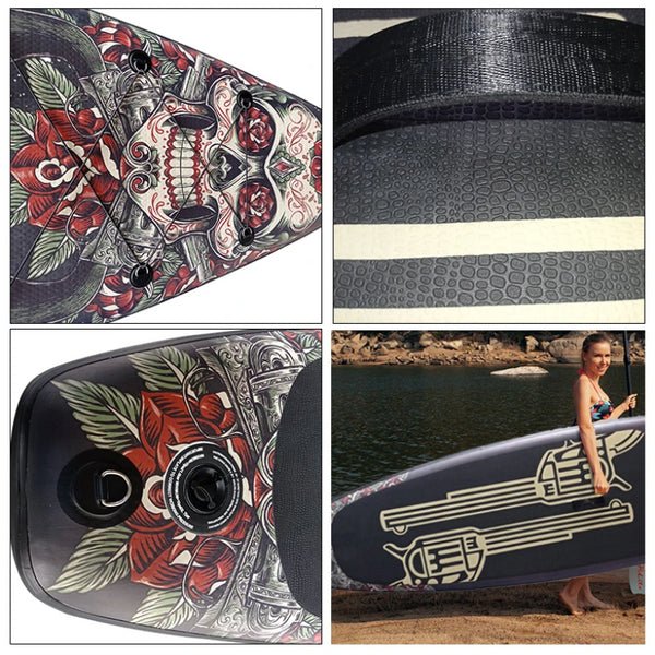 SKULL SUP 10'6 Inflatable Stand Up Paddle Board - The SUP Outlet